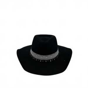 American Hat Makers Black Ribbon Gen- Hats OS | Wool Cowboy Hat